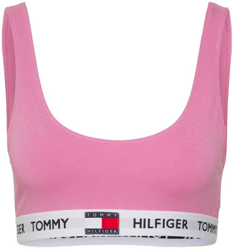 TOMMY HILFIGER - braletka Tommy cotton rose tea