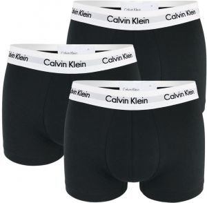 CALVIN KLEIN - 3PACK Cotton stretch black boxerky