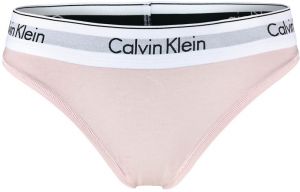 Calvin Klein - Modern Cotton svetloružové nohavičky