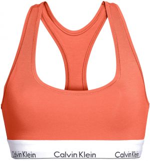 CALVIN KLEIN - Bralette Cotton Stretch oranžová