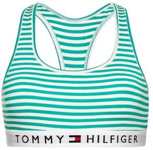 TOMMY HILFIGER - Iconic cotton stripes podprsenka z organickej bavlny