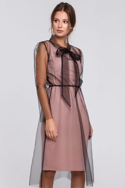 Ružové šaty K039 galéria