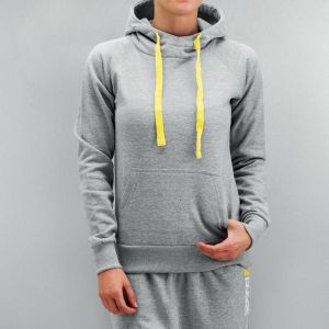 Graffiti Ladies Hoody Grey Melange/Blazing Yellow