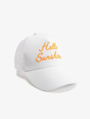 Koton Cap Hat Slogan Embroidered Cotton