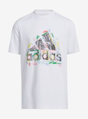 White kids t-shirt adidas Performance - Boys