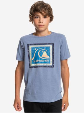 Light Purple Boys' T-Shirt Quiksilver Square Bubble - Boys