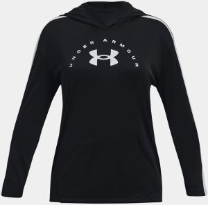 Under Armour Sweatshirt Tech Graphic LS Hoodie-BLK - Girls