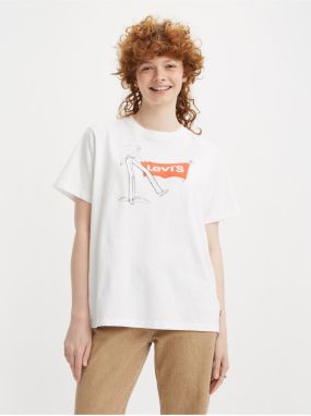 Levi's White Ladies T-Shirt Levi's® For Gals - Women