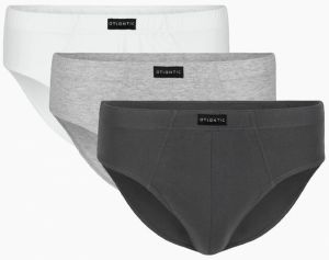 Men ́s briefs ATLANTIC 3Pack - white/grey/dark gray