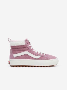 Pink Women's Ankle Leather Sneakers VANS - Women