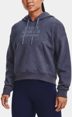 Under Armour Essential Script Hoodie-GRY - Women