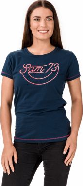 Tmavomodré dámske tričko SAM 73