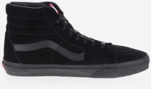 Black Unisex Suede Ankle Sneakers VANS SK8-Hi - unisex