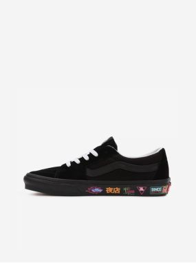 Black Leather Sneakers VANS UA SK8-Low - Men's