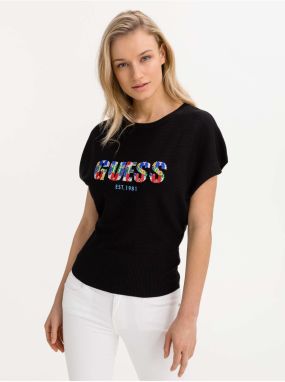 Black Ladies Sweater Guess Chantal - Women