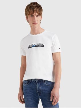 White Men's T-Shirt Tommy Hilfiger - Men