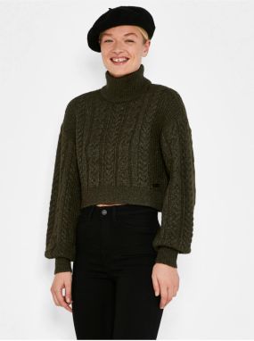 Khaki turtleneck Noisy May Freya - Women