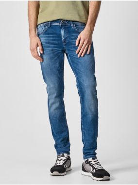 Blue Mens Straight Fit Jeans Jeans Finsbury - Men