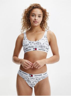 Black & White Patterned Bra Tommy Hilfiger Underwear - Women