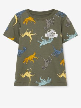 Khaki boys patterned t-shirt name it Jalil - Boys