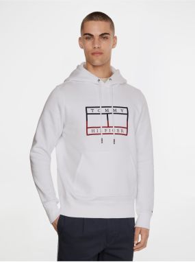 White Mens Hoodie Tommy Hilfiger - Men