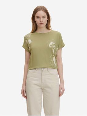 Light Green Women's T-Shirt with Tom Tailor - Women