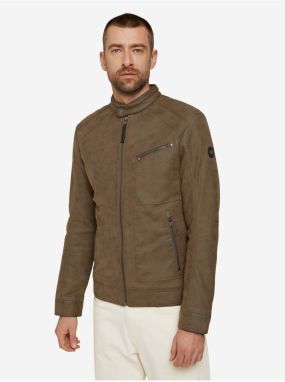 Brown Men's Leatherette Jacket Tom Tailor - Men