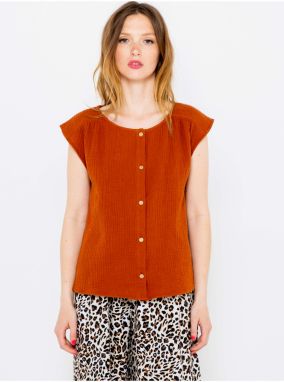 Brick blouse CAMAIEU - Women