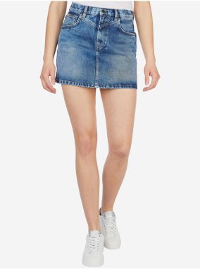 Blue Women's Denim Skirt Pepe Jeans Rachel - Ladies