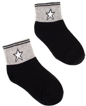 Children's socks Shelvt black with a star