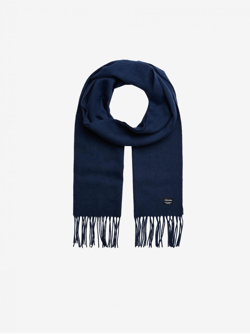 Dark Blue Wool Scarf Jack & Jones Toronto - Men's