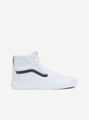 White Women's Ankle Leather Sneakers VANS - Women