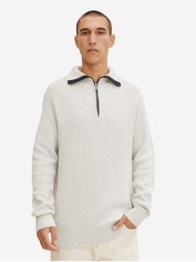 Light Grey Men's Sweater Tom Tailor - Men's