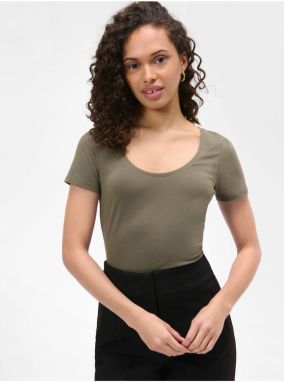 Khaki basic T-shirt ORSAY - Women