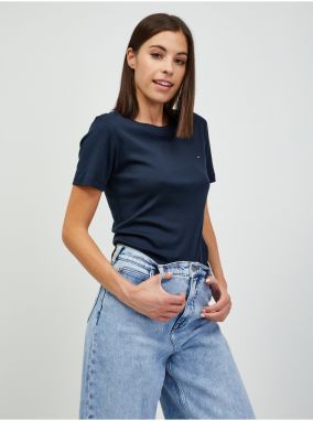 Dark blue women's basic T-shirt Tommy Hilfiger - Women