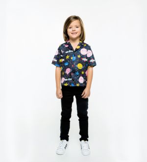 Mr. GUGU & Miss GO Kids's Shirt SH-K1603