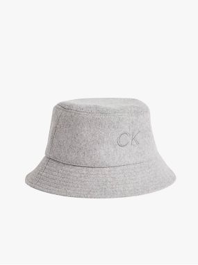 Light grey women's hat with wool blend Calvin Klein - Women