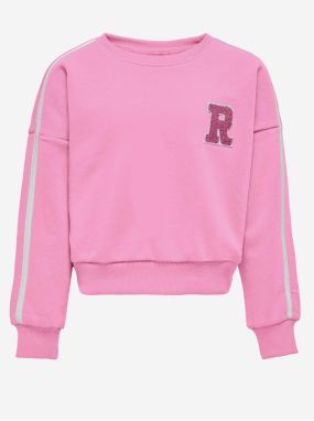 Pink girly sweatshirt ONLY Selina - Girls