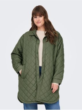 Khaki ladies quilted light coat ONLY CARMAKOMA New Tanzia - Women