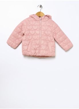 Koton Pink Baby Coat 3wmg20002aw