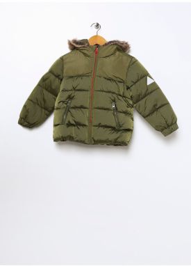 Koton Khaki Boy's Coat 3wkb00019tw