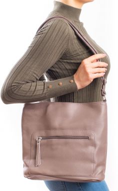 Beige Shelvt Shoulder Bag