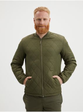 Khaki Men's Quilted Bomber Jack & Jones Keen - Men