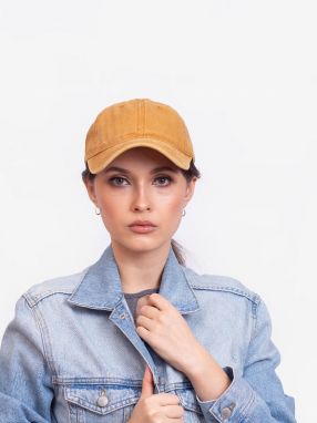 Women's baseball cap Shelvt yellow
