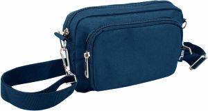 Semiline Unisex's Waist Bag L2044-2 Navy Blue