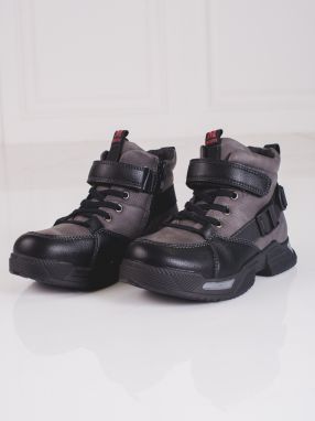 Boys' ankle boots Shelvt gray