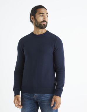 Celio Sweater Bepic with round neckline - Men