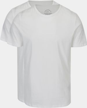 Set of two white men's short sleeve T-shirts Jack & Jones B - Men