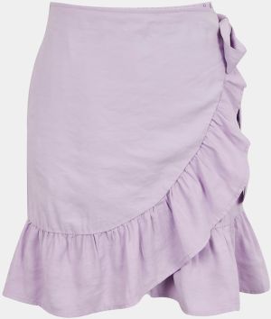 Purple wrap skirt with ruffle ONLY Olivia - Women