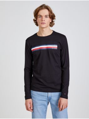 Pánske tričko s dlhým rukávom Tommy Hilfiger Striped